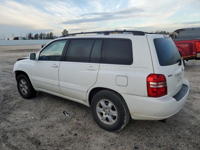 JTEGD21A520046637 - 2002 TOYOTA HIGHLANDER WHITE photo 2