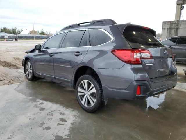 4S4BSANC4K3240158 - 2019 SUBARU OUTBACK 2.5I LIMITED GRAY photo 2