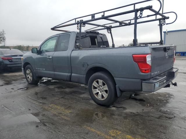 1N6AA1CK8JN505189 - 2018 NISSAN TITAN S GRAY photo 2