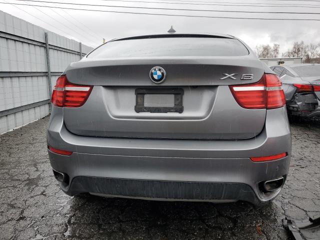 5UXFG8C56EL593069 - 2014 BMW X6 XDRIVE50I GRAY photo 6