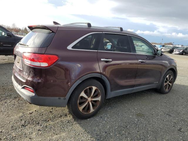 5XYPHDA53GG082884 - 2016 KIA SORENTO EX BURGUNDY photo 3