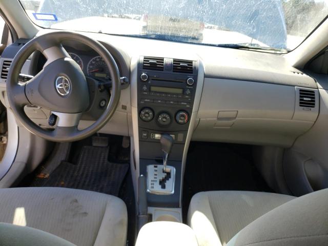 1NXBU4EE0AZ371125 - 2010 TOYOTA COROLLA BASE SILVER photo 8