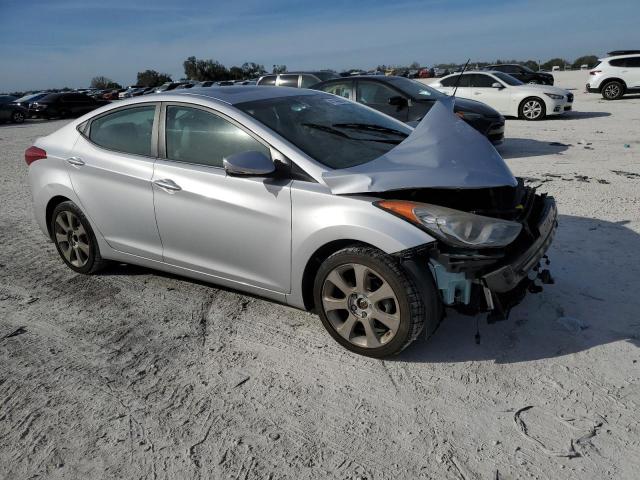 KMHDH4AE9DU571282 - 2013 HYUNDAI ELANTRA GLS SILVER photo 4