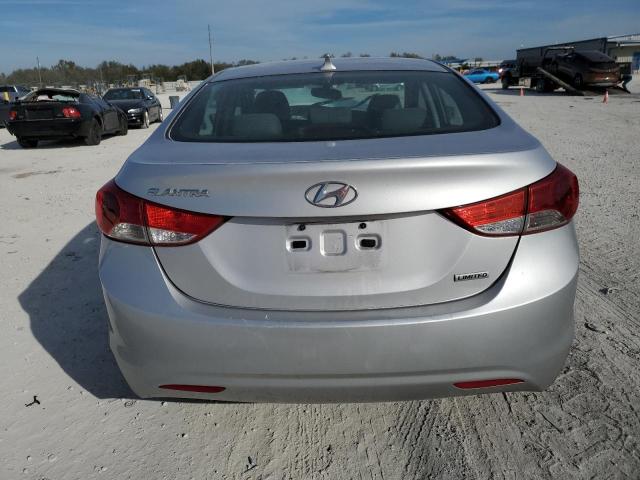 KMHDH4AE9DU571282 - 2013 HYUNDAI ELANTRA GLS SILVER photo 6