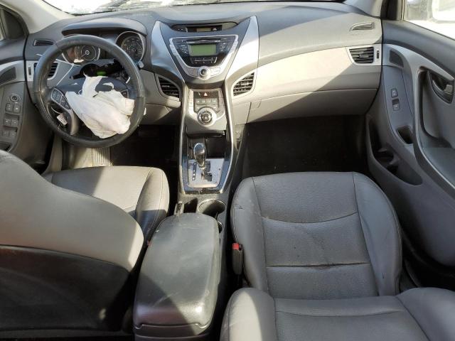 KMHDH4AE9DU571282 - 2013 HYUNDAI ELANTRA GLS SILVER photo 8