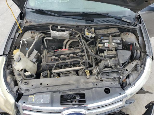 1FAHP35N19W124654 - 2009 FORD FOCUS SE GRAY photo 11