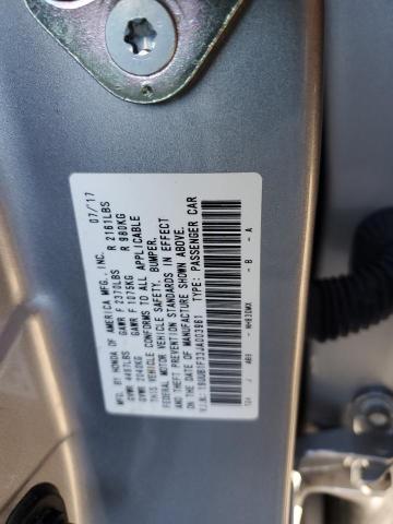 19UUB1F33JA003961 - 2018 ACURA TLX SILVER photo 12