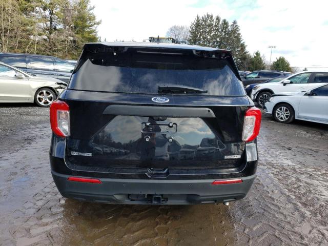 1FM5K8AB2NGC21592 - 2022 FORD EXPLORER POLICE INTERCEPTOR Սև լուսանկար 6
