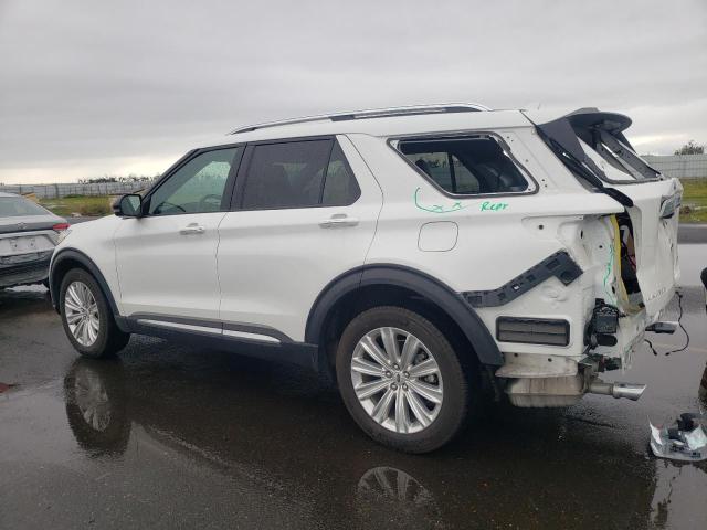 1FM5K7FW9MNA11653 - 2021 FORD EXPLORER L WHITE photo 2