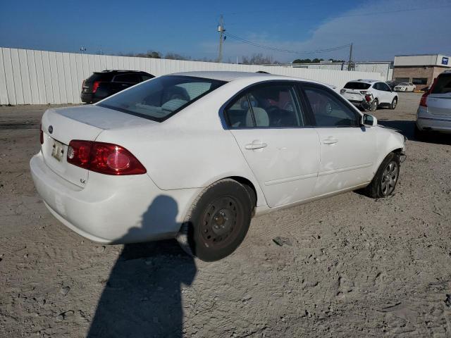 KNAGE123985270725 - 2008 KIA OPTIMA LX WHITE photo 3