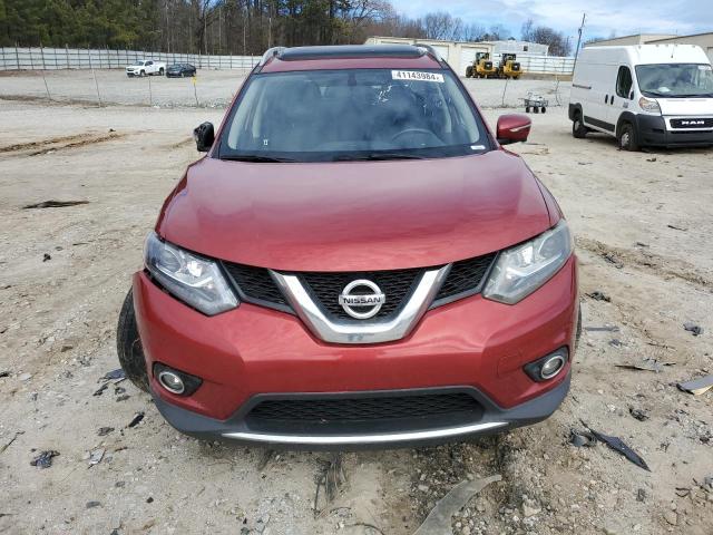 5N1AT2MV4FC750422 - 2015 NISSAN ROGUE S RED photo 5