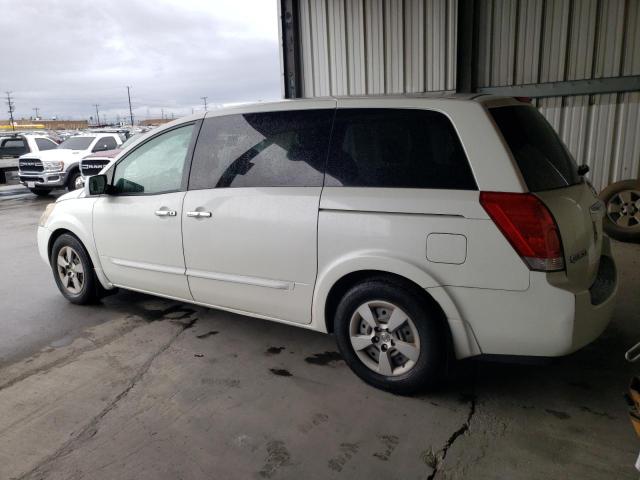 5N1BV28U08N117505 - 2008 NISSAN QUEST S WHITE photo 2