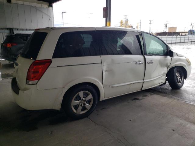 5N1BV28U08N117505 - 2008 NISSAN QUEST S WHITE photo 3