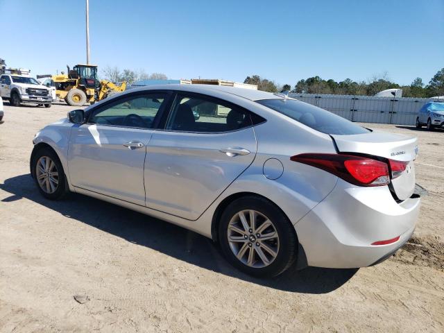 5NPDH4AE6FH613327 - 2015 HYUNDAI ELANTRA SE SILVER photo 2