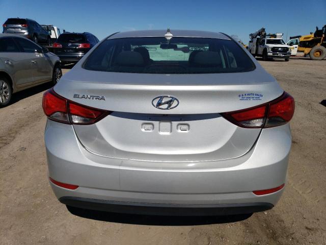 5NPDH4AE6FH613327 - 2015 HYUNDAI ELANTRA SE SILVER photo 6