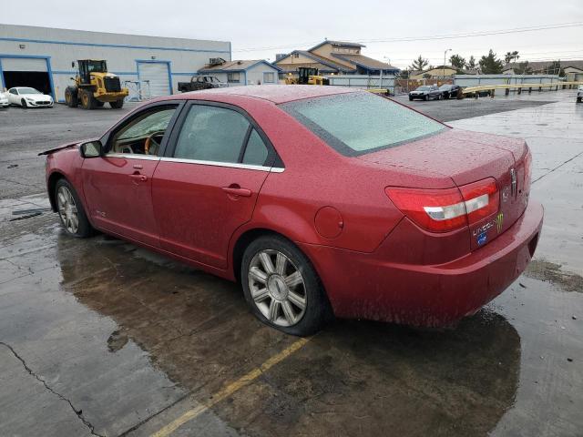 3LNHM28T37R614838 - 2007 LINCOLN MKZ RED photo 2