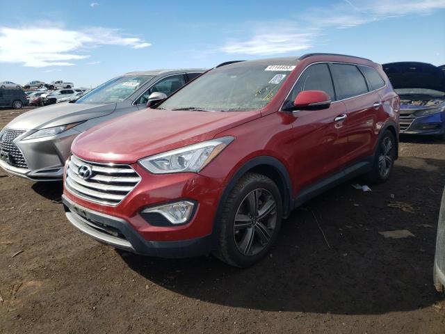 KM8SRDHF6DU019287 - 2013 HYUNDAI SANTA FE LIMITED RED photo 1