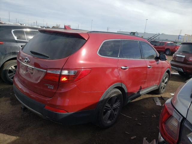 KM8SRDHF6DU019287 - 2013 HYUNDAI SANTA FE LIMITED RED photo 3