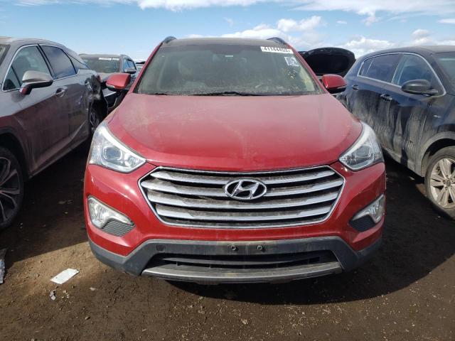 KM8SRDHF6DU019287 - 2013 HYUNDAI SANTA FE LIMITED RED photo 5