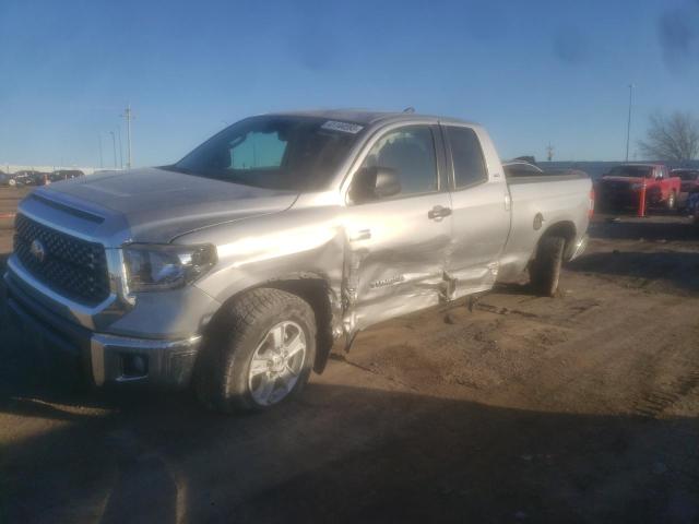 5TFUY5F11LX932825 - 2020 TOYOTA TUNDRA DOUBLE CAB SR/SR5 SILVER photo 1
