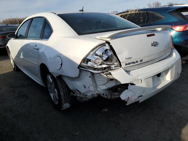 2G1WG5E38D1135297 - 2013 CHEVROLET IMPALA LT WHITE photo 2