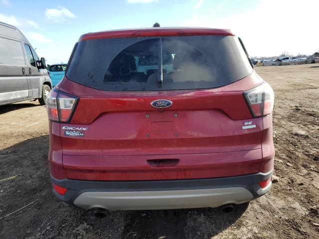 1FMCU0GD8HUA77368 - 2017 FORD ESCAPE SE RED photo 6