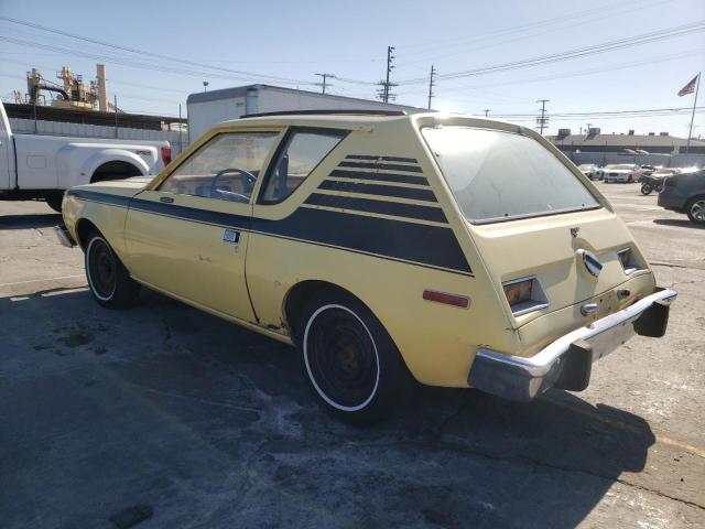 A4A465A511273 - 1974 AMERICAN MOTORS GREMLIN YELLOW photo 2