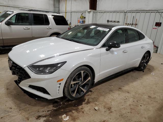 5NPEJ4J29MH121256 - 2021 HYUNDAI SONATA SEL PLUS WHITE photo 1