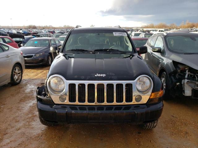 1J4GK58K77W517485 - 2007 JEEP LIBERTY LIMITED BLACK photo 5