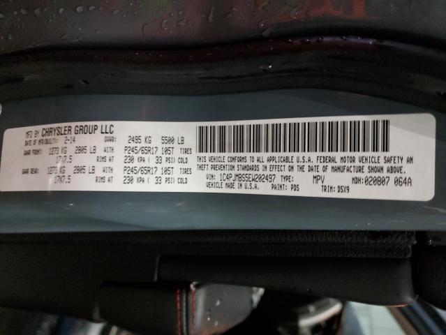 1C4PJMBS5EW202497 - 2014 JEEP CHEROKEE TRAILHAWK 灰色 照片 13