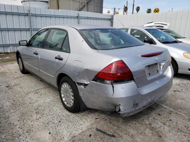 1HGCM56136A068649 - 2006 HONDA ACCORD VALUE SILVER photo 3