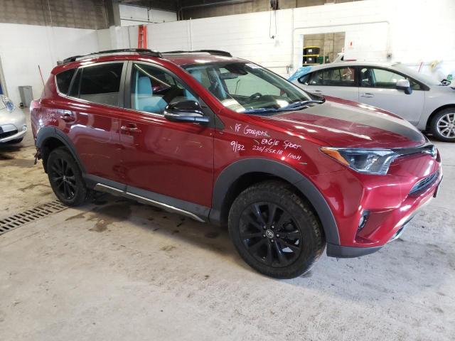 2T3RFREV9JW782214 - 2018 TOYOTA RAV4 ADVENTURE MAROON photo 4