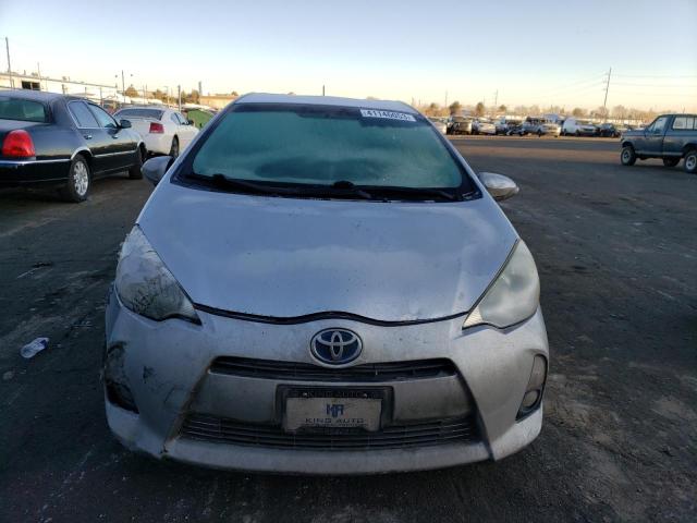 JTDKDTB3XC1011401 - 2012 TOYOTA PRIUS C SILVER photo 5