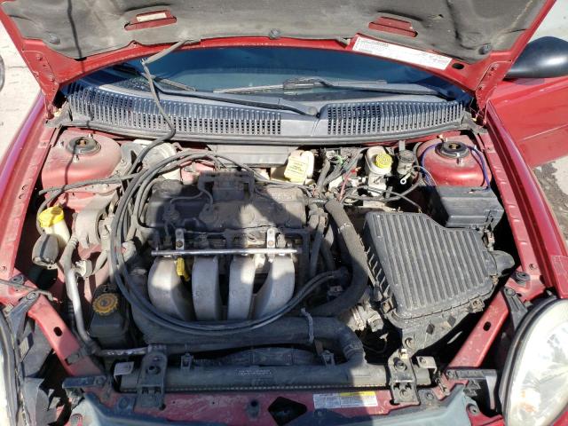 1B3ES76F43D216128 - 2003 DODGE NEON R/T RED photo 11