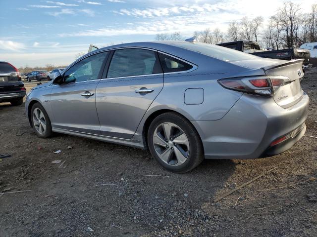 KMHE34L16GA009973 - 2016 HYUNDAI SONATA HYBRID GRAY photo 2