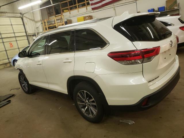 5TDJZRFH0KS575467 - 2019 TOYOTA HIGHLANDER SE WHITE photo 2