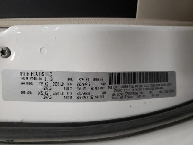 2C4RC1EG5HR628356 - 2017 CHRYSLER PACIFICA TOURING L PLUS WHITE photo 13