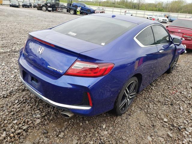 1HGCT2B07HA005474 - 2017 HONDA ACCORD TOURING BLUE photo 4