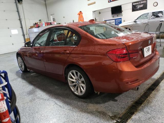 WBA8E5G54JNU47872 - 2018 BMW 320 XI ORANGE photo 2