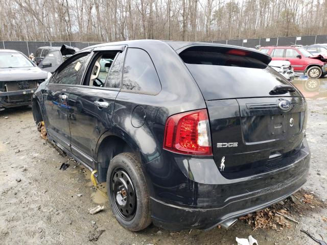 2FMDK4AK5DBA12924 - 2013 FORD EDGE SPORT BLACK photo 2