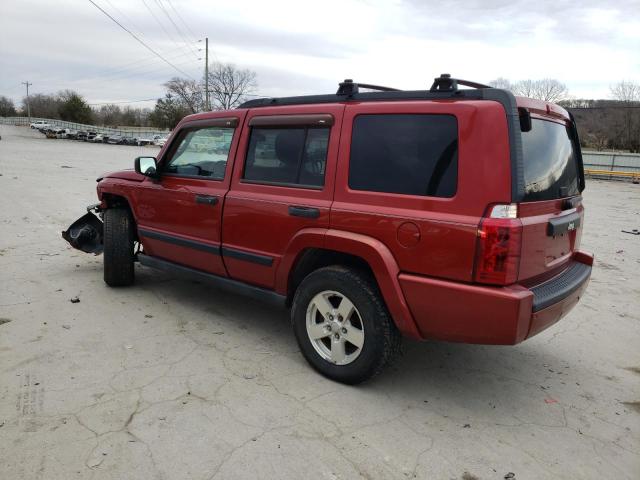 1J8HH48N76C189278 - 2006 JEEP COMMANDER RED photo 2