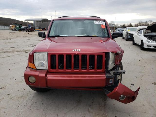 1J8HH48N76C189278 - 2006 JEEP COMMANDER RED photo 5