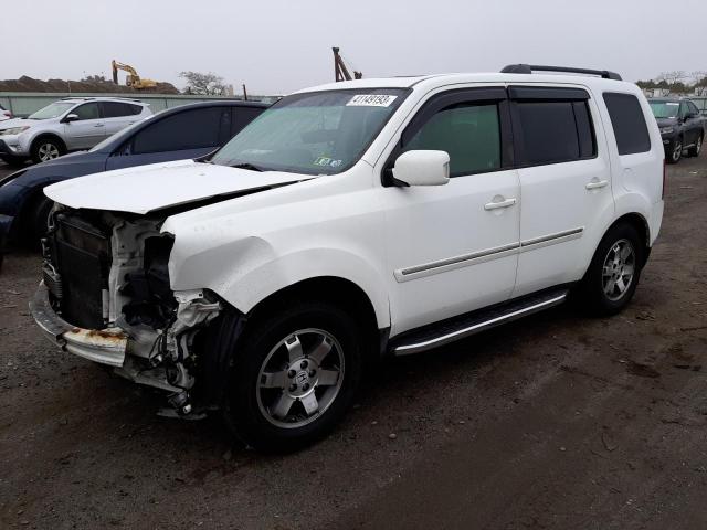 5FNYF48849B048053 - 2009 HONDA PILOT TOURING WHITE photo 1