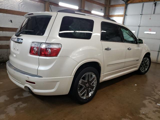 1GKKRTED9CJ375190 - 2012 GMC ACADIA DENALI WHITE photo 3