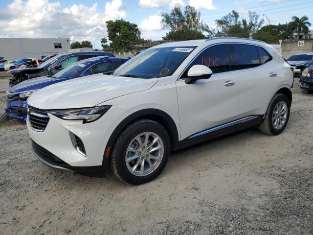 LRBAZLR44MD074973 - 2021 BUICK ENVISION PREFERRED WHITE photo 1