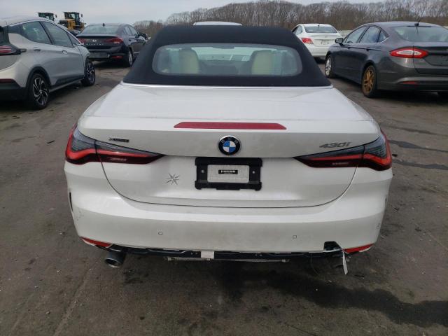 WBA43AT04NCJ16587 - 2022 BMW 430XI WHITE photo 6