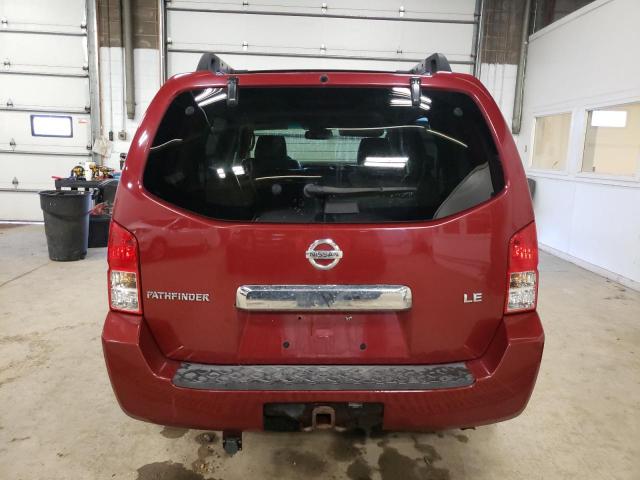 5N1AR18WX6C647453 - 2006 NISSAN PATHFINDER RED photo 6