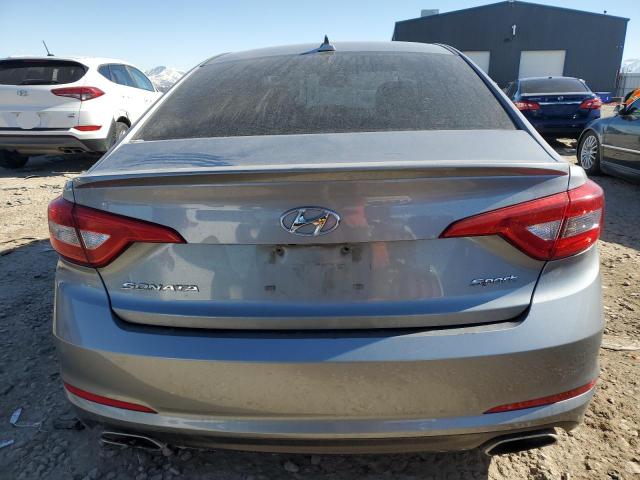 5NPE34AF8FH239251 - 2015 HYUNDAI SONATA SPORT GRAY photo 6