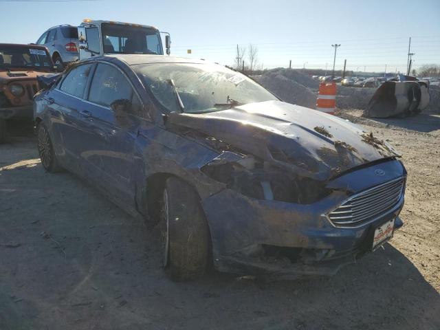 3FA6P0RU5JR269632 - 2018 FORD FUSION TITANIUM/PLATINUM HEV BLUE photo 4