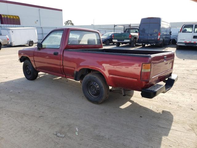 4TARN81A6PZ094921 - 1993 TOYOTA PICKUP 1/2 TON SHORT WHEELBASE STB RED photo 2